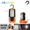 Magnetbasis &amp; Hängehaken, batteriebetriebenes 5000K Tageslicht, 200 Lumen, tragbares LED-Arbeitslicht, Mehrzweck-COB-Taschenlampe